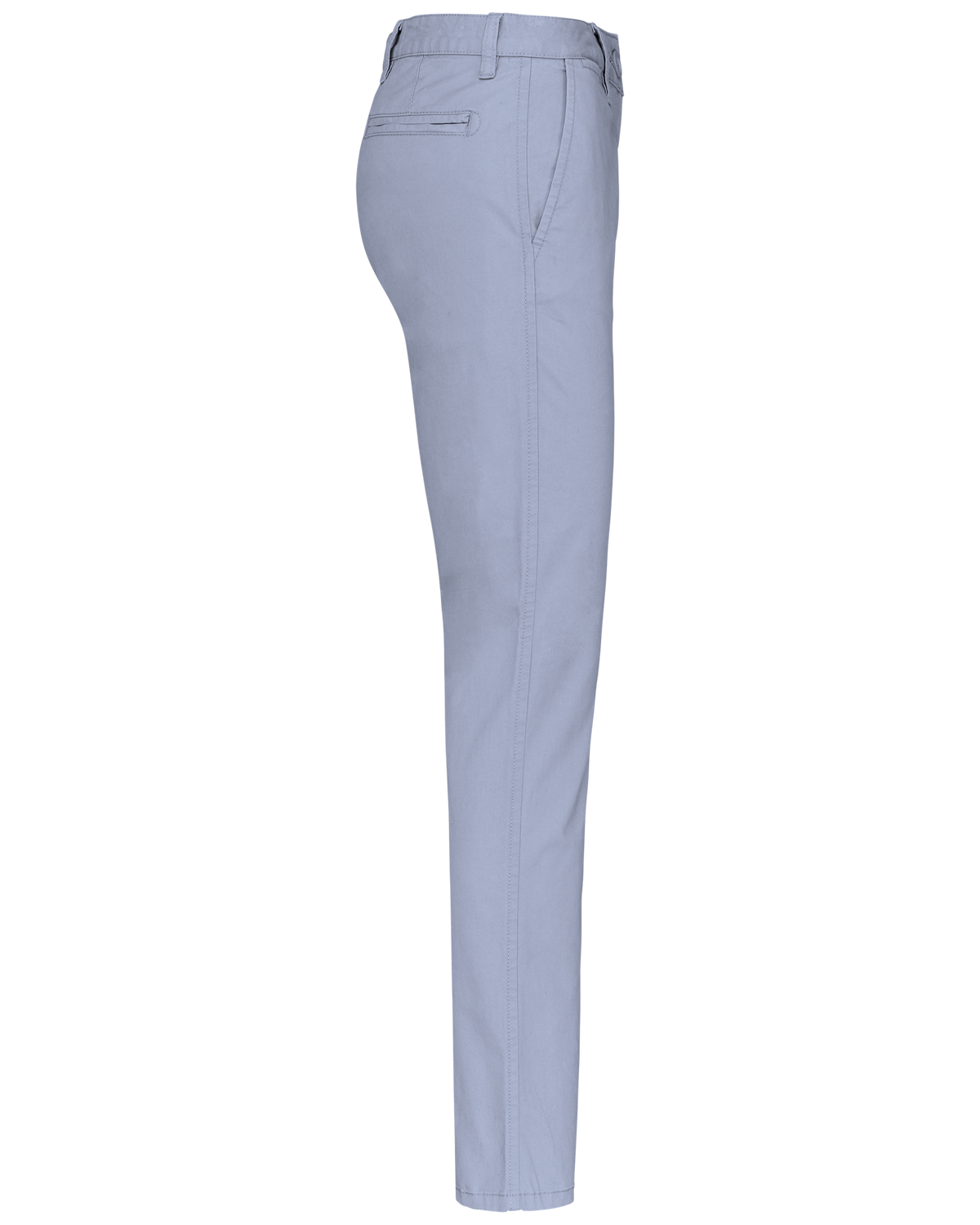 K741 - Pantalón chino mujer - Kentucky Blue - lateral