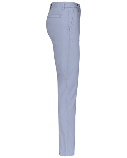 K741 - Pantalón chino mujer - Kentucky Blue - lateral