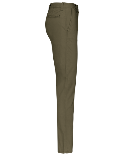 K741 - Pantalón chino mujer - Light khaki - lateral