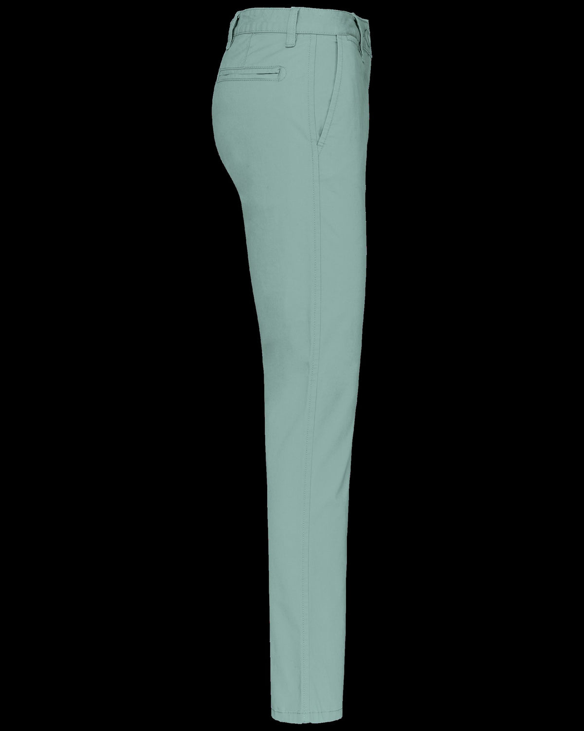 K741 - Pantalón chino mujer - Sage - lateral