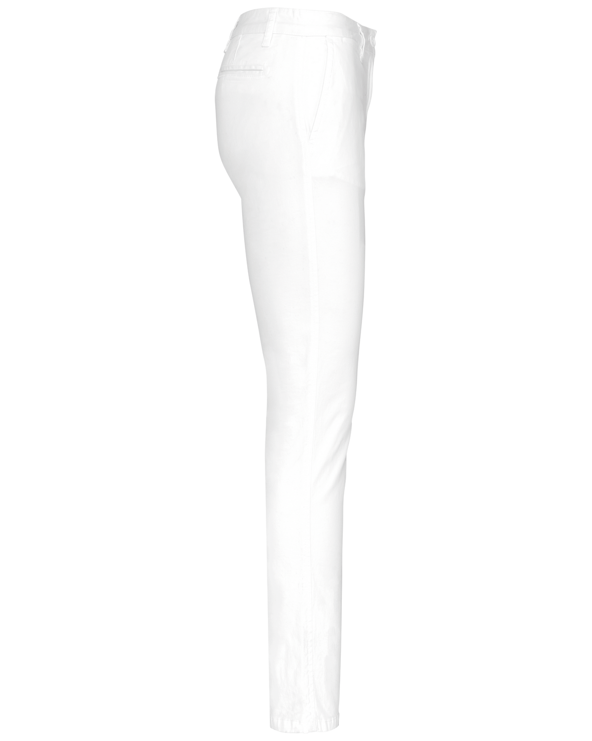 K741 - Pantalón chino mujer - White - lateral
