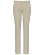 K741 - Pantalón chino mujer - Beige - frontal