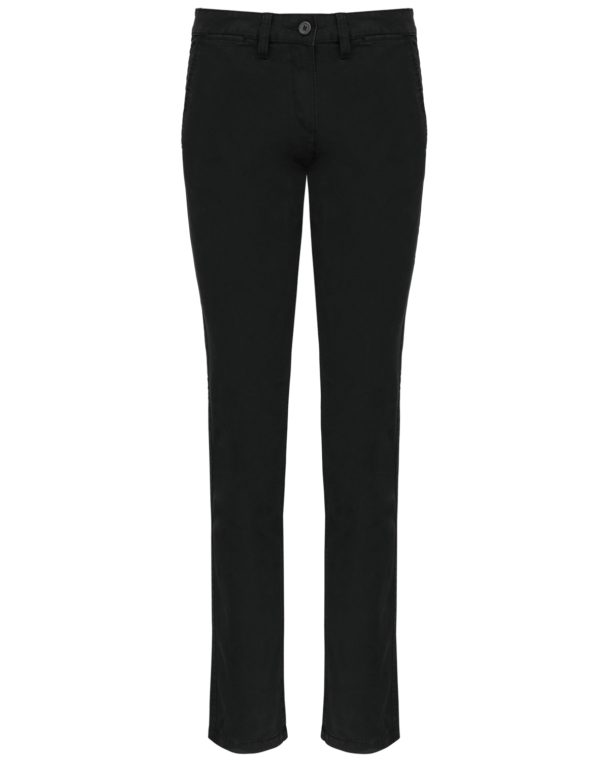 K741 - Pantalón chino mujer - Black - frontal