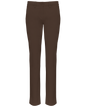 K741 - Pantalón chino mujer - Chocolate - frontal