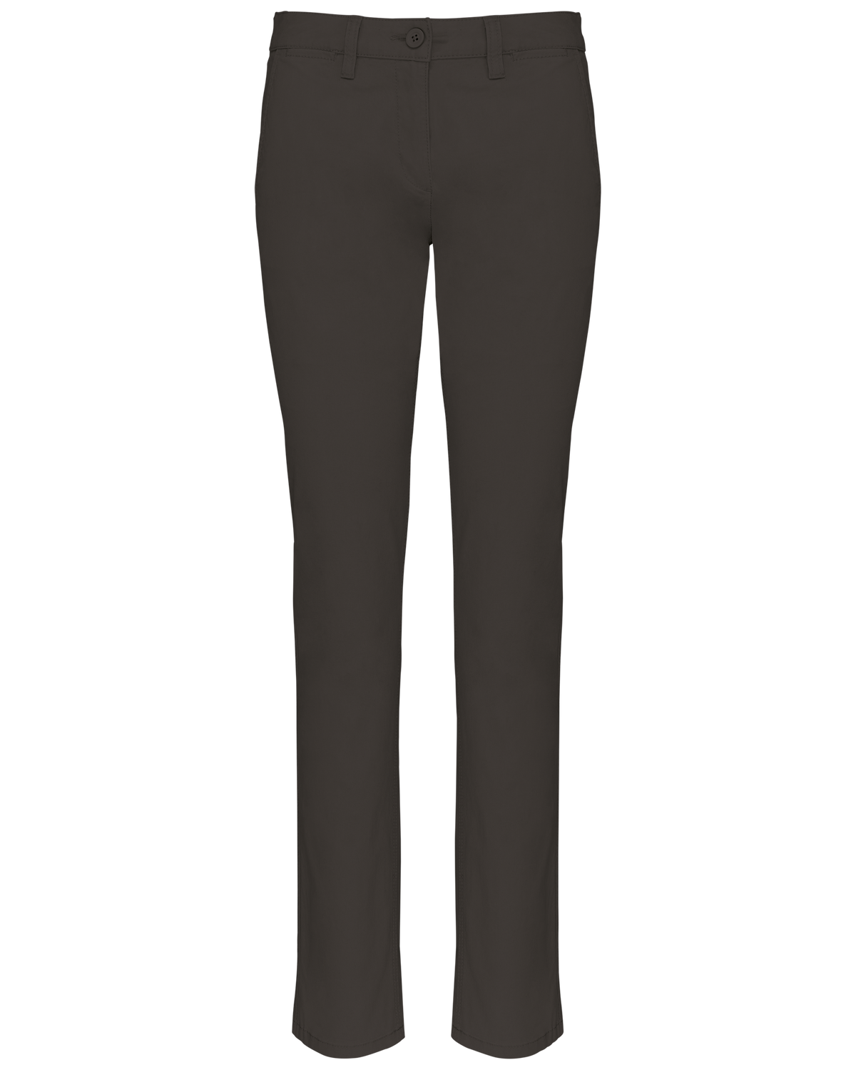K741 - Pantalón chino mujer - Dark Grey - frontal