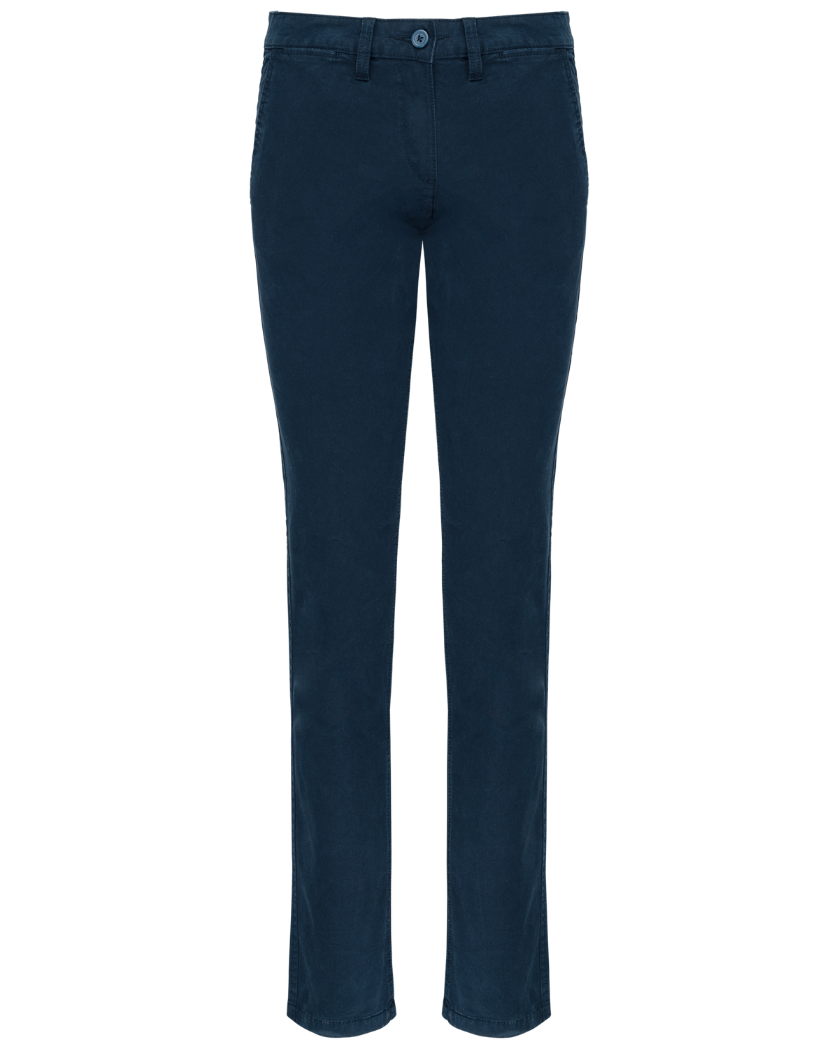 K741 - Pantalón chino mujer - Dark Navy - frontal