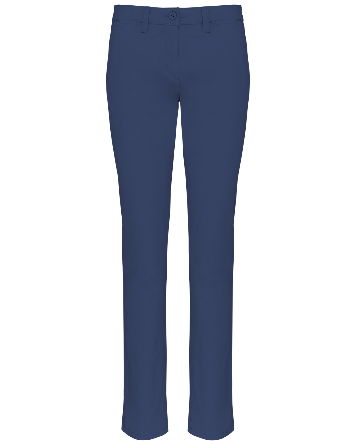 K741 - Pantalón chino mujer - Deep Blue - frontal
