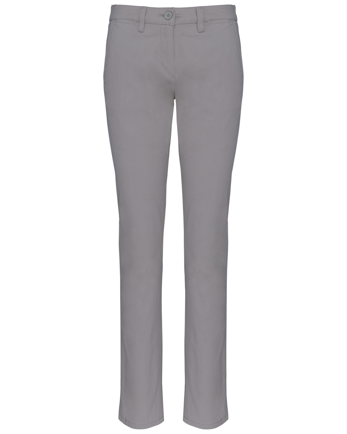 K741 - Pantalón chino mujer - Fine Grey - frontal