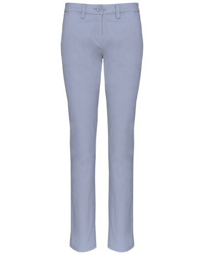K741 - Pantalón chino mujer - Kentucky Blue - frontal