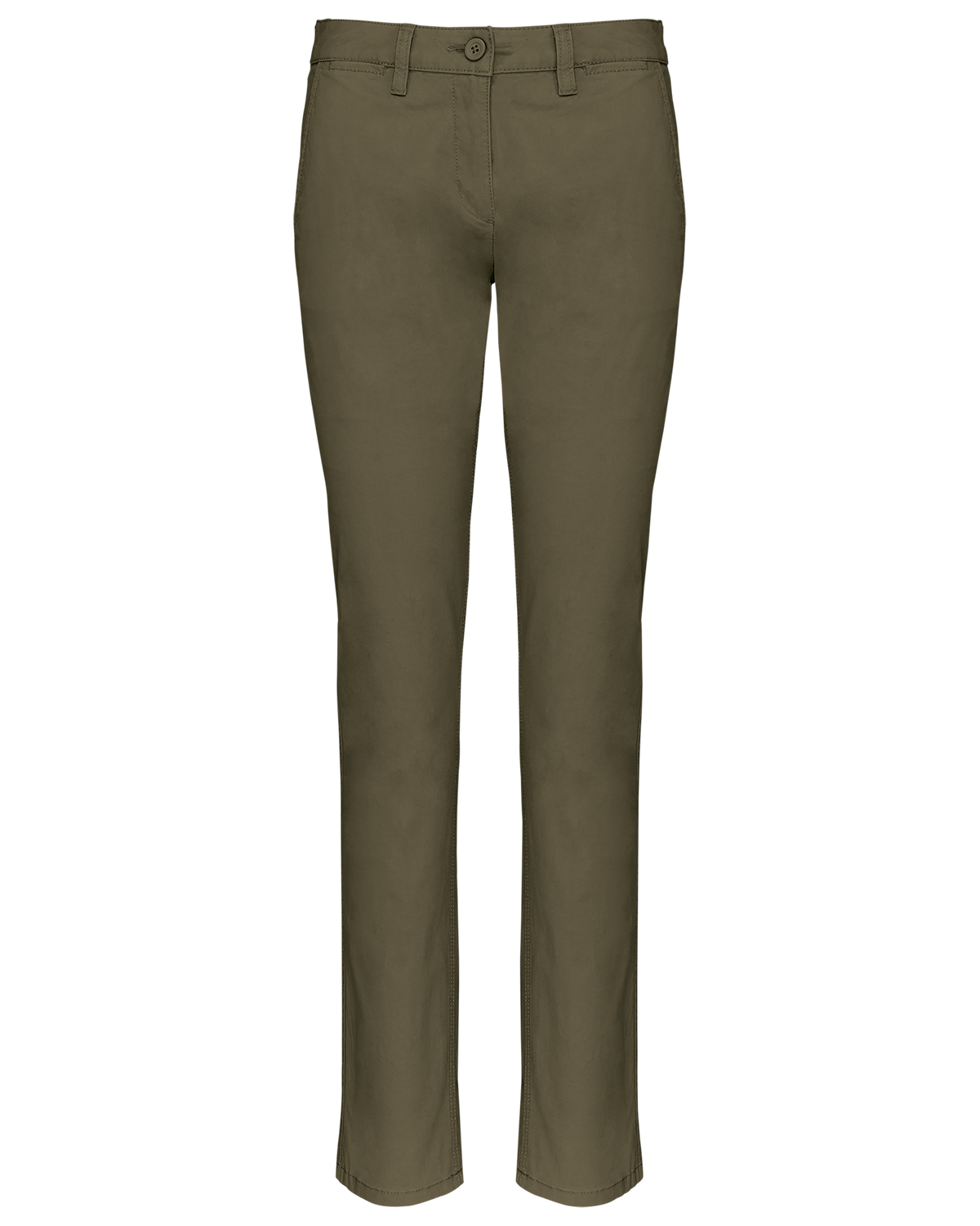 K741 - Pantalón chino mujer - Light khaki - frontal