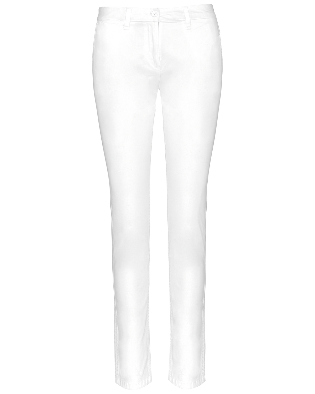 K741 - Pantalón chino mujer - White - frontal