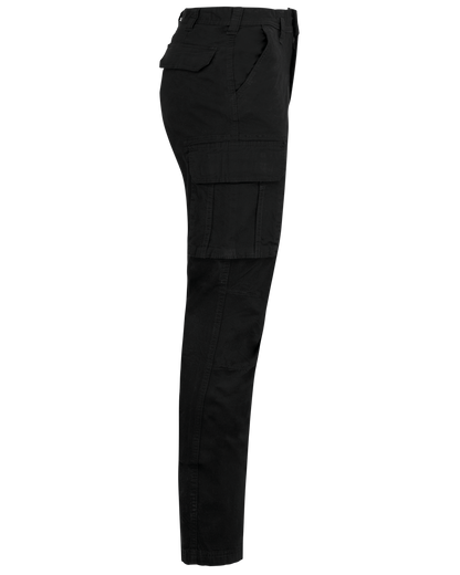 K744 - Pantalón multibolsillos hombre - Black - lateral