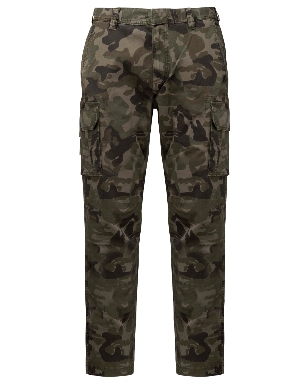 K744 - Pantalón multibolsillos hombre - Olive Camouflage - frontal
