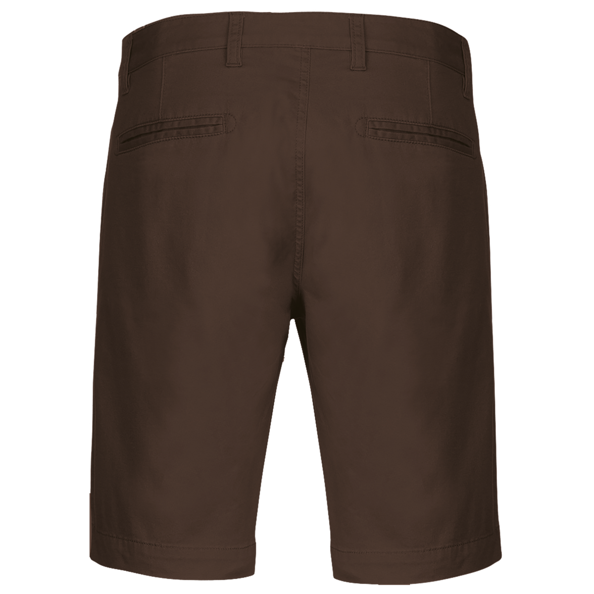 K750 - Bermuda chino hombre - Chocolate - trasera