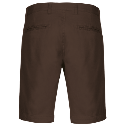 K750 - Bermuda chino hombre - Chocolate - trasera