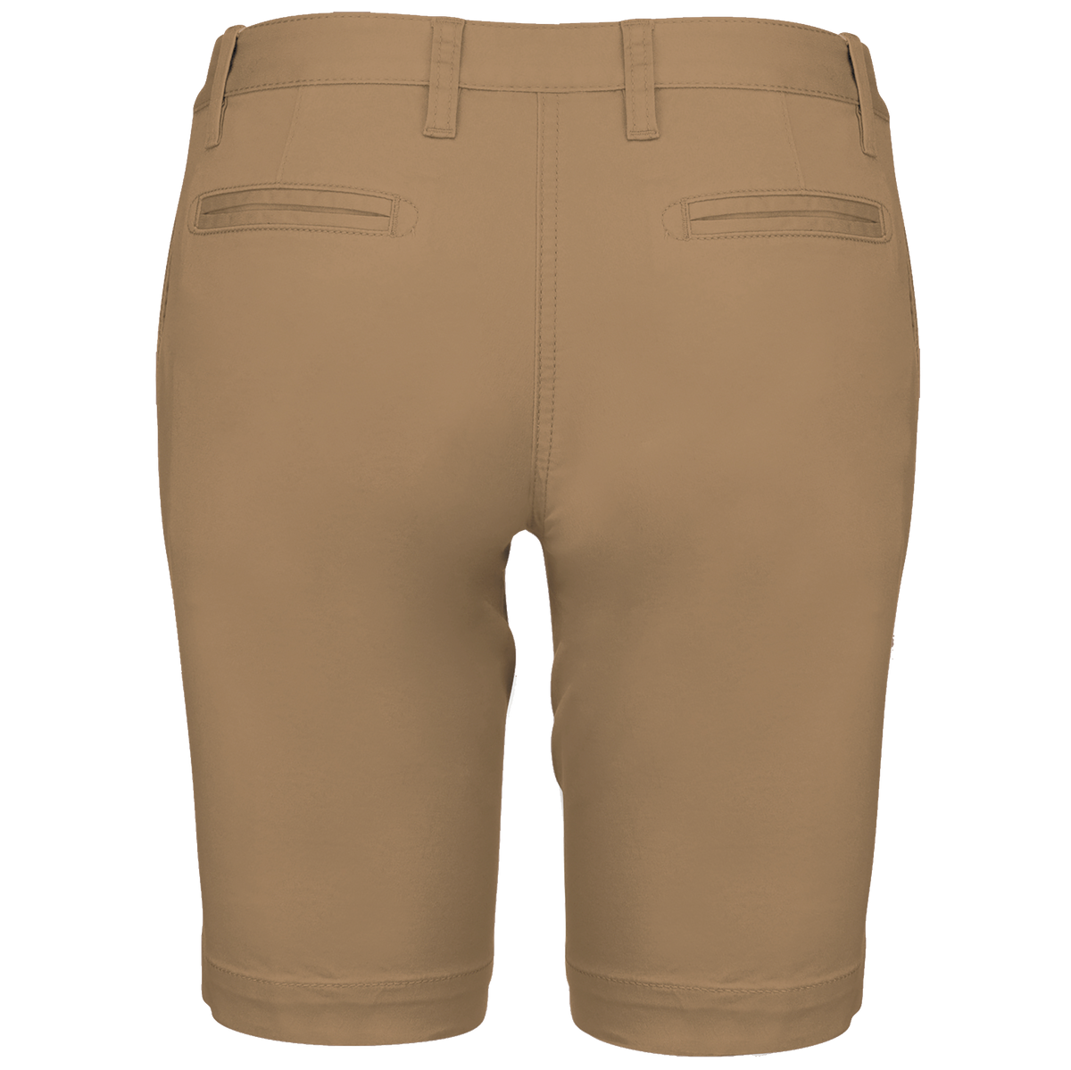 K751 - Bermuda chino mujer - Camel - trasera