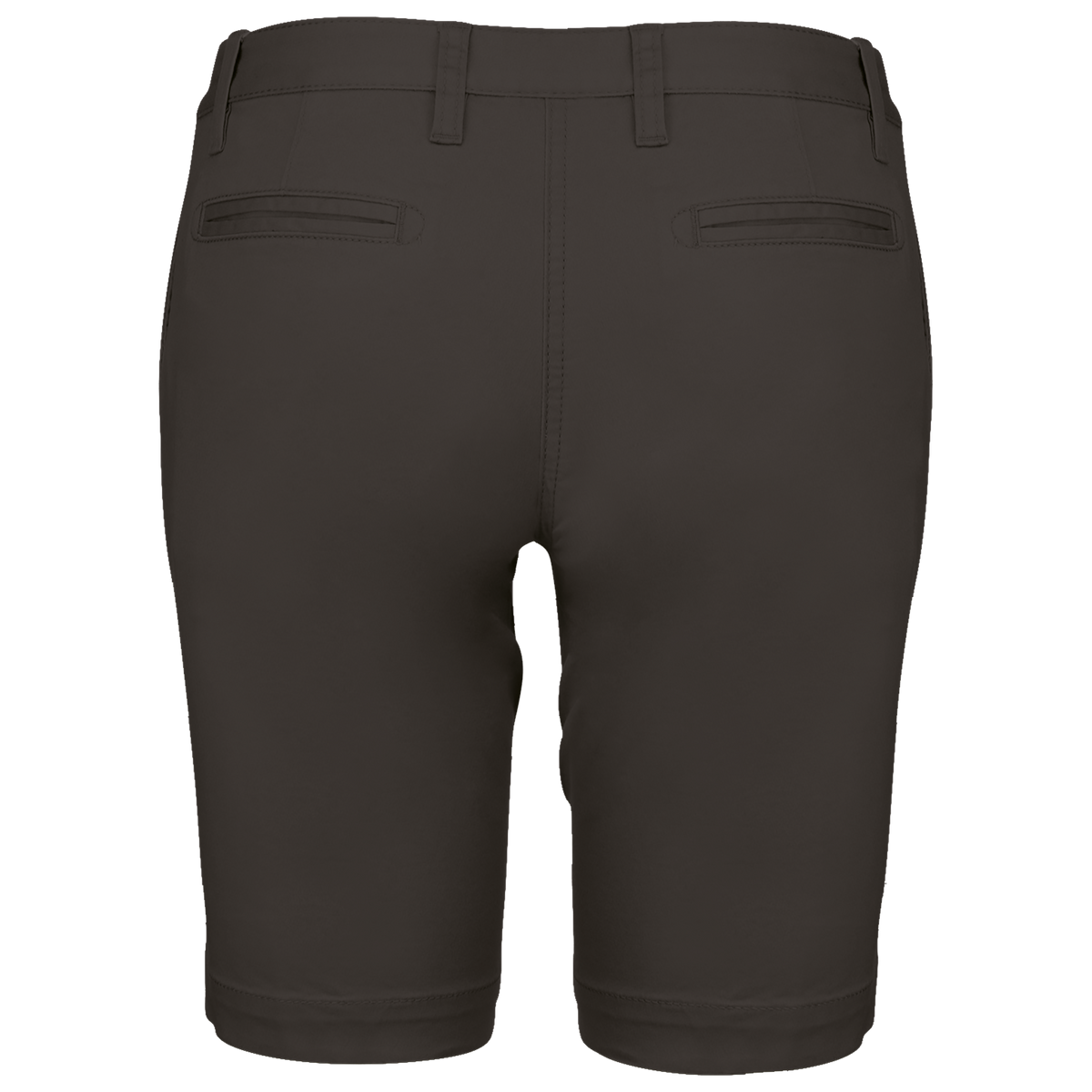 K751 - Bermuda chino mujer - Dark Grey - trasera