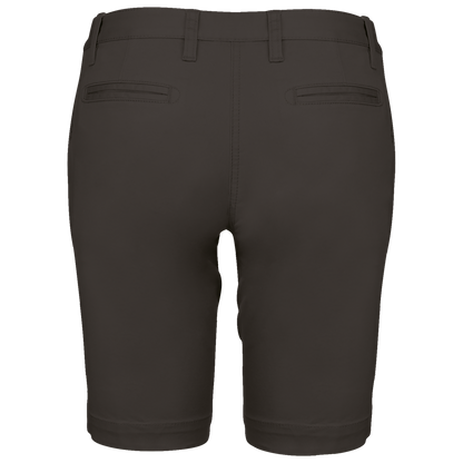 K751 - Bermuda chino mujer - Dark Grey - trasera