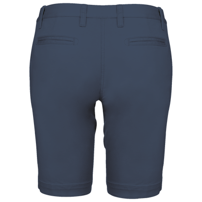 K751 - Bermuda chino mujer - Deep Blue - trasera