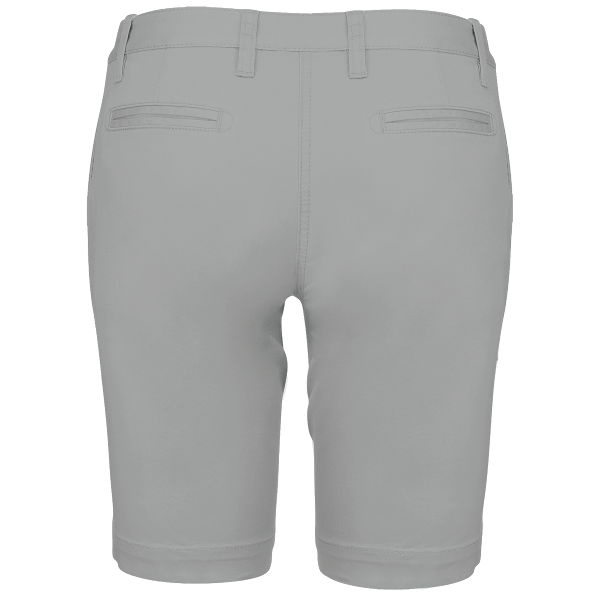 K751 - Bermuda chino mujer - Fine Grey - trasera