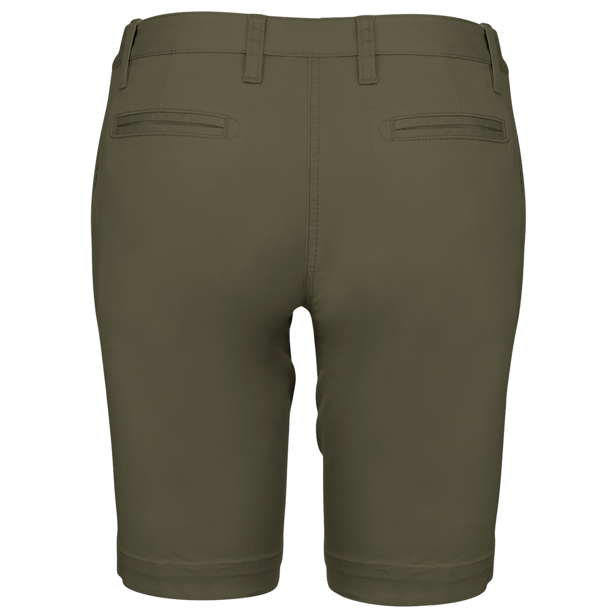 K751 - Bermuda chino mujer - Light khaki - trasera
