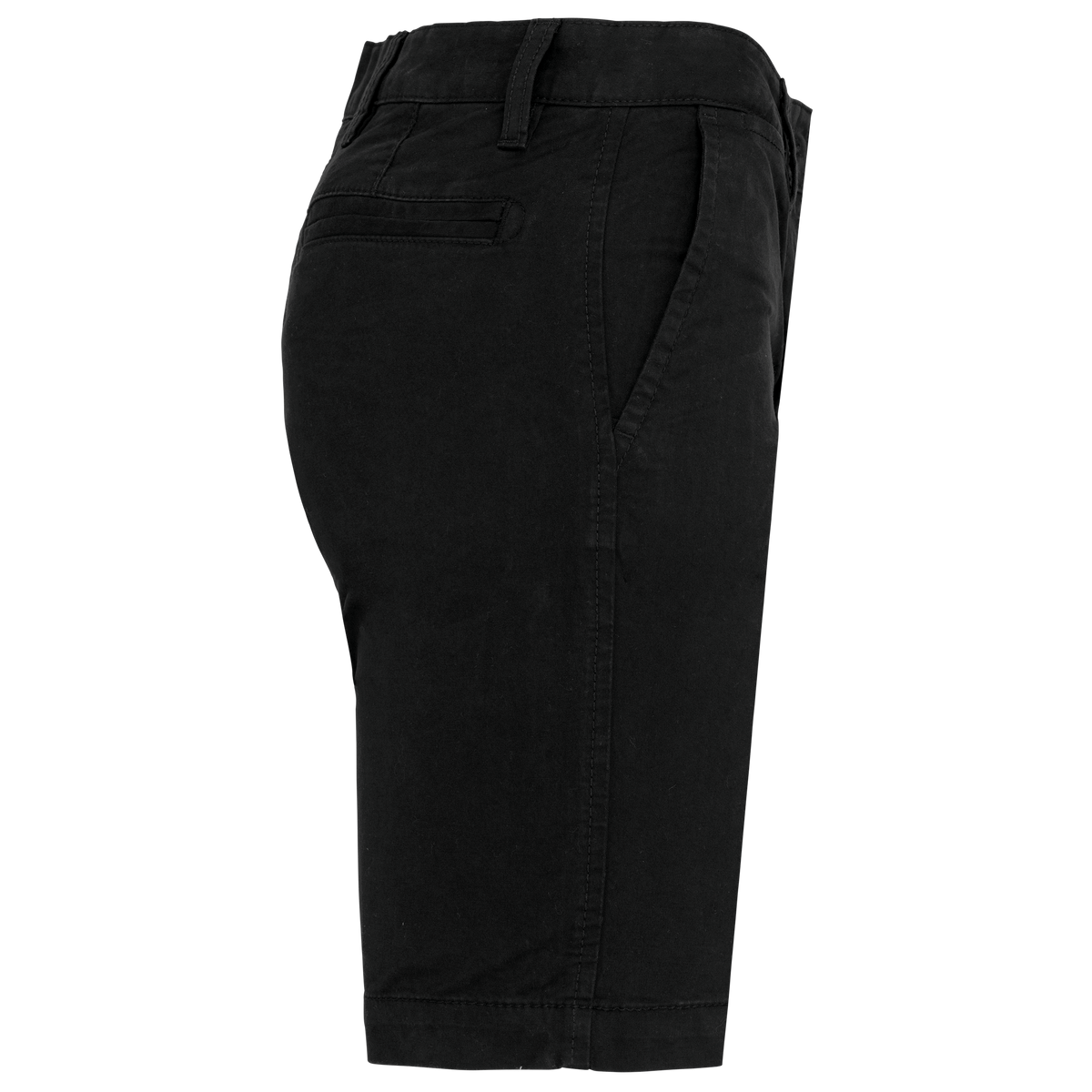 K751 - Bermuda chino mujer - Black - lateral