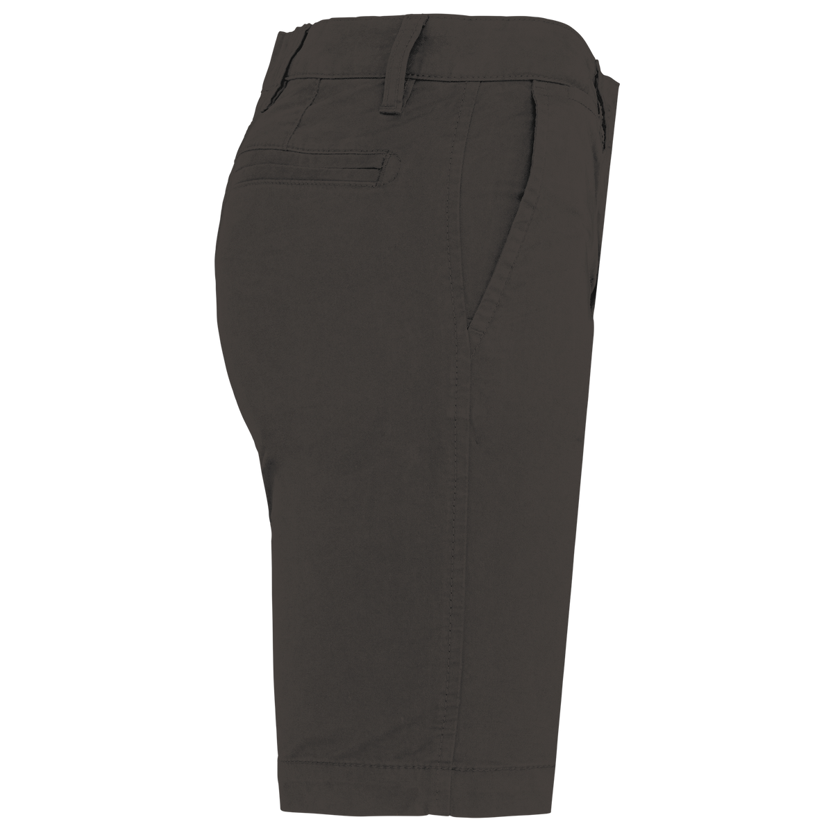 K751 - Bermuda chino mujer - Dark Grey - lateral