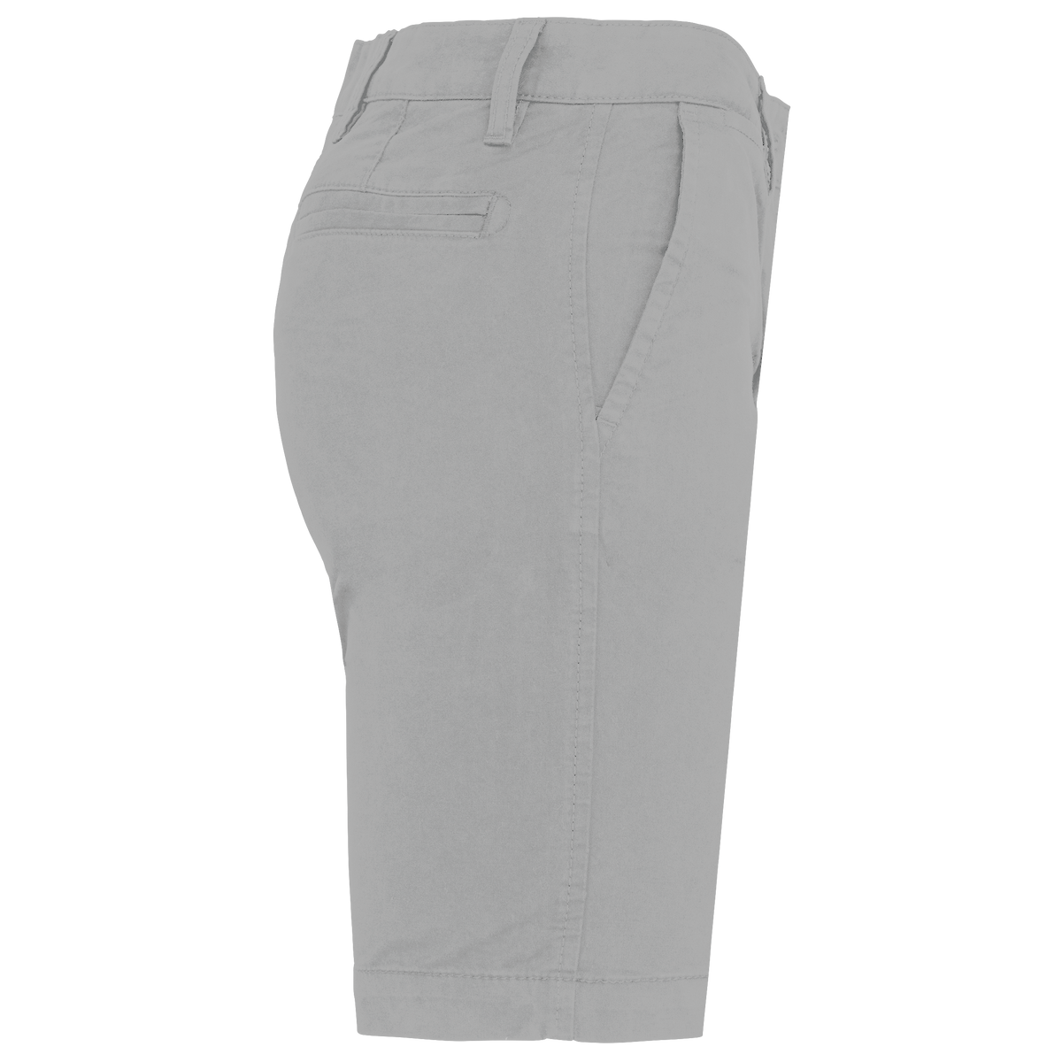 K751 - Bermuda chino mujer - Fine Grey - lateral