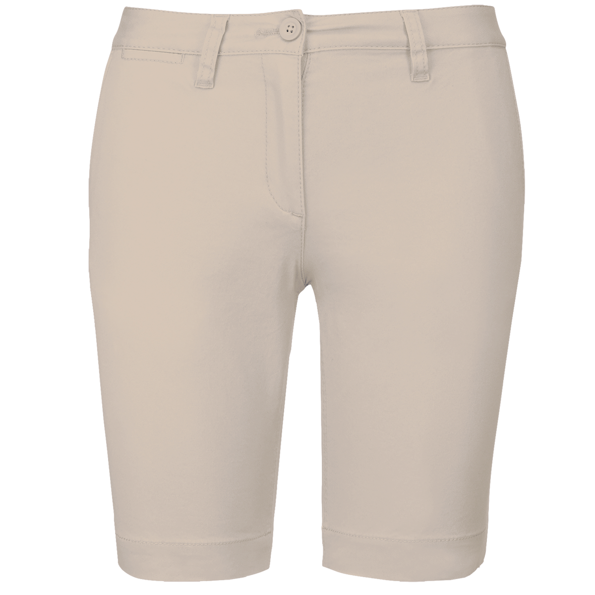 K751 - Bermuda chino mujer - Beige - frontal