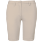 K751 - Bermuda chino mujer - Beige - frontal