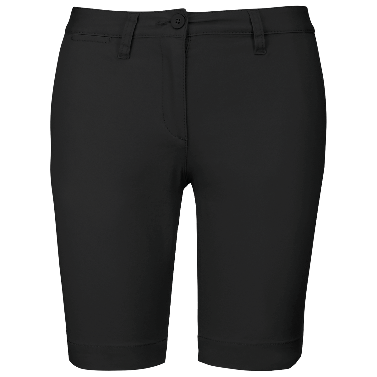 K751 - Bermuda chino mujer - Black - frontal