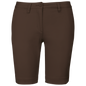 K751 - Bermuda chino mujer - Chocolate - frontal
