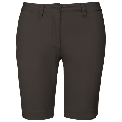 K751 - Bermuda chino mujer - Dark Grey - frontal