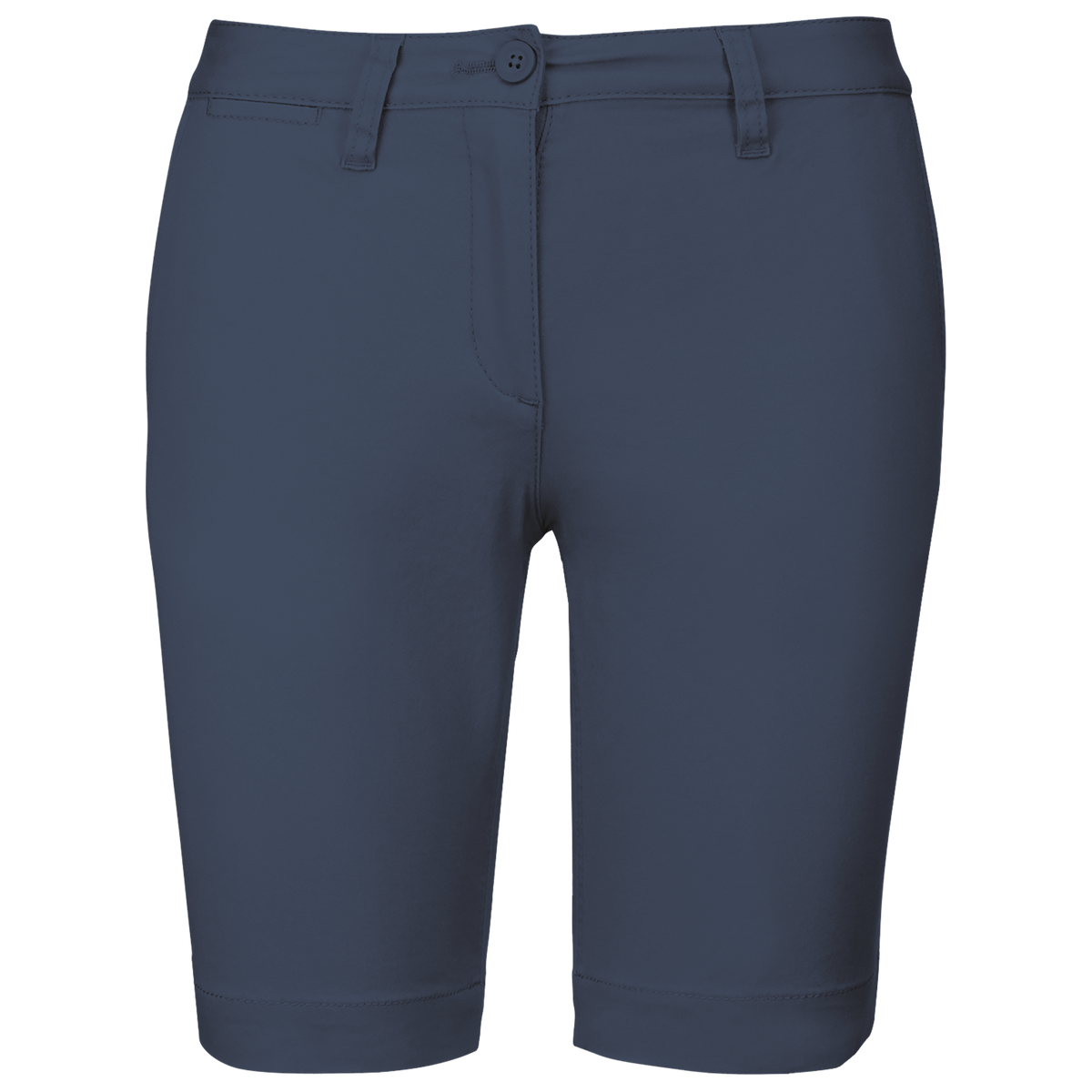 K751 - Bermuda chino mujer - Deep Blue - frontal