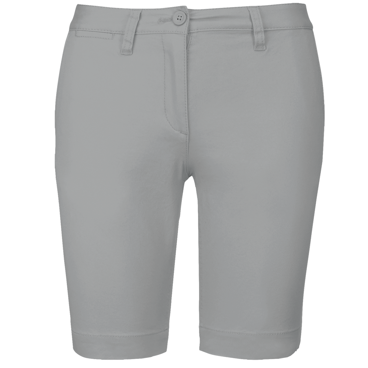 K751 - Bermuda chino mujer - Fine Grey - frontal