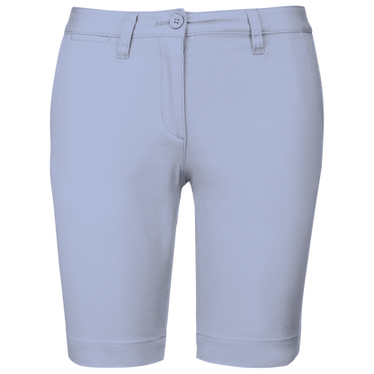 K751 - Bermuda chino mujer - Kentucky Blue - frontal