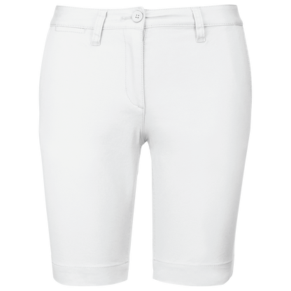 K751 - Bermuda chino mujer - White - frontal