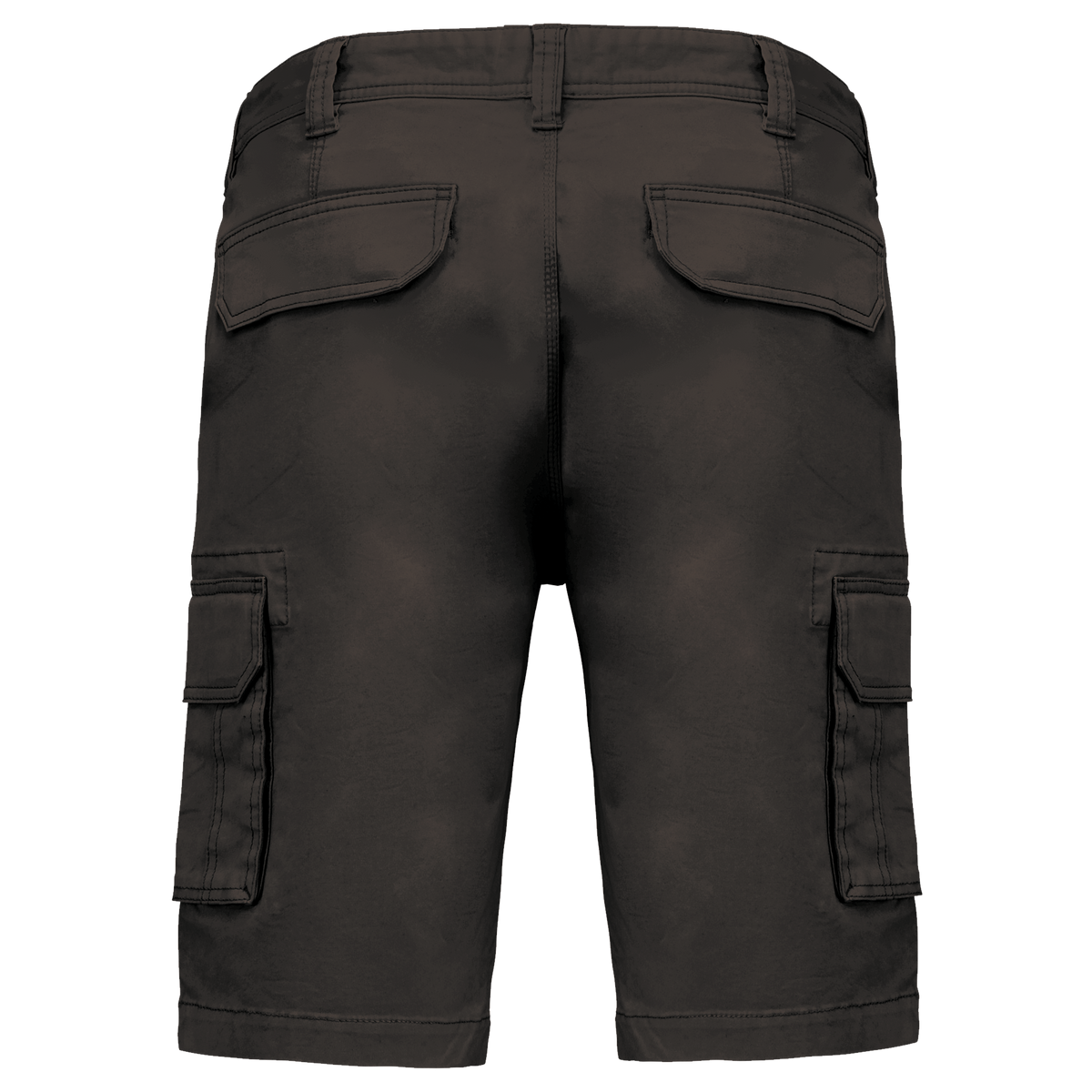 K754 - Bermuda multibolsillos hombre - Dark Grey - trasera