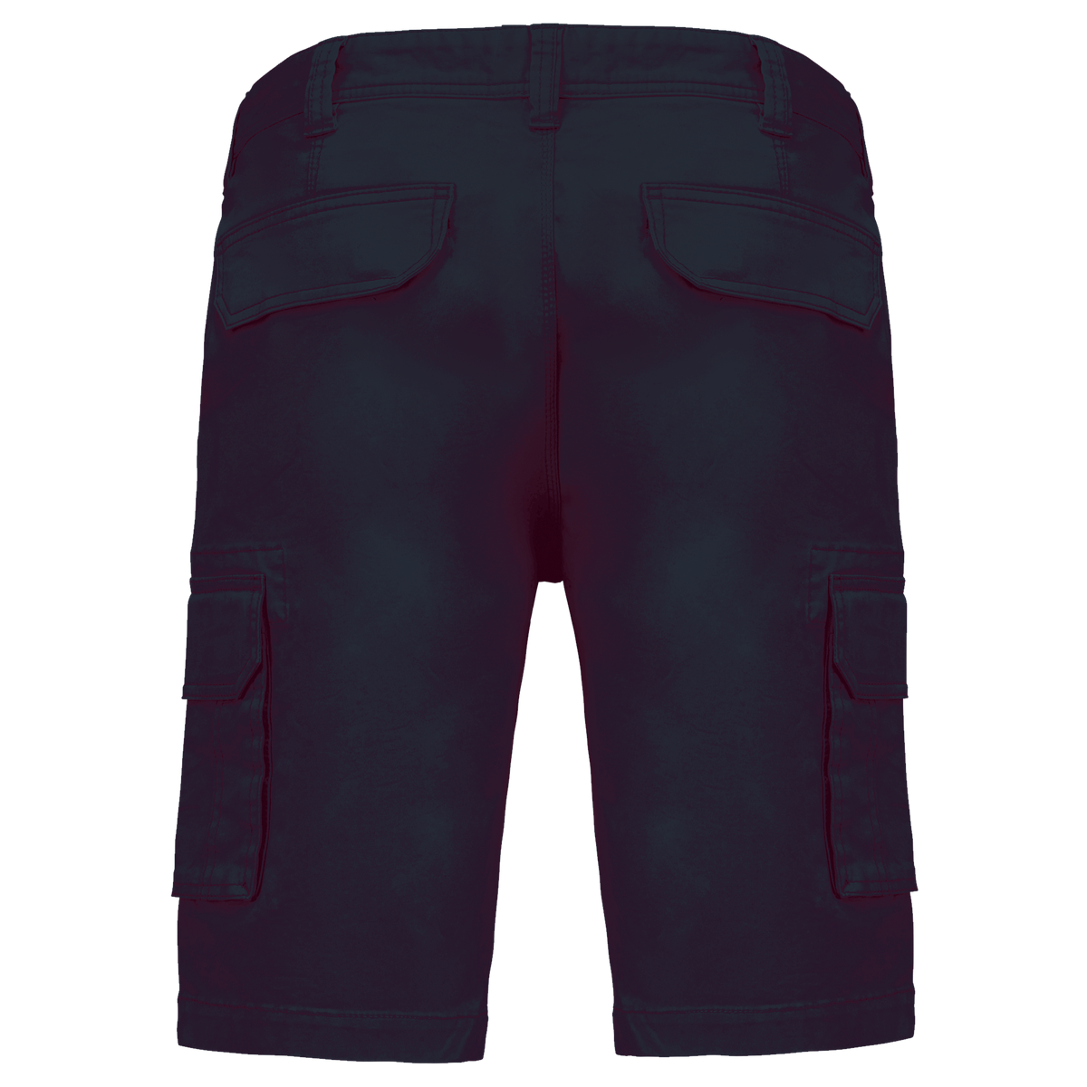 K754 - Bermuda multibolsillos hombre - Dark Navy - trasera