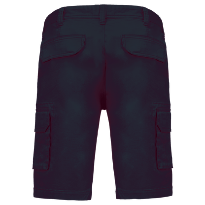 K754 - Bermuda multibolsillos hombre - Dark Navy - trasera