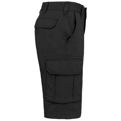 K754 - Bermuda multibolsillos hombre - Black - lateral