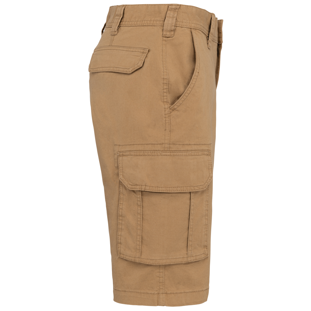 K754 - Bermuda multibolsillos hombre - Camel - lateral