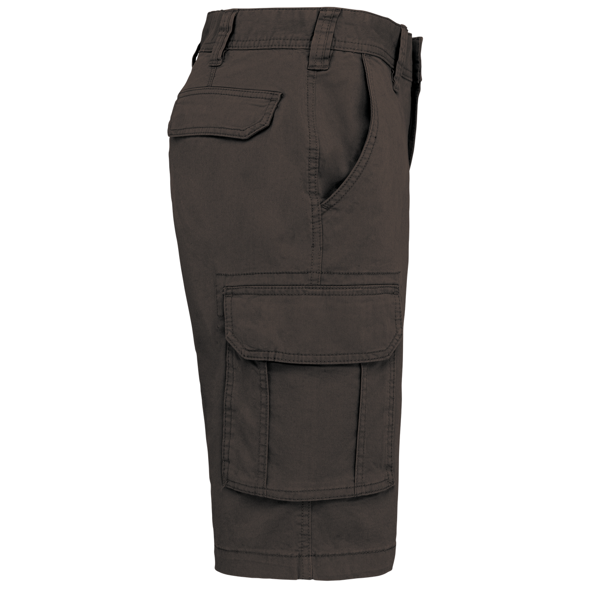 K754 - Bermuda multibolsillos hombre - Dark Grey - lateral