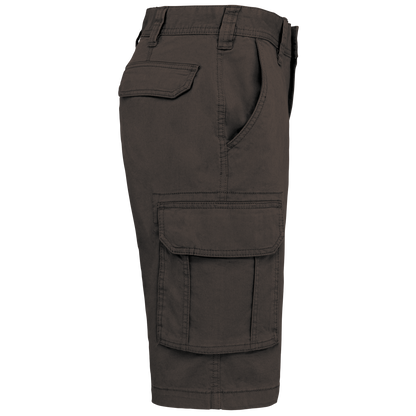 K754 - Bermuda multibolsillos hombre - Dark Grey - lateral