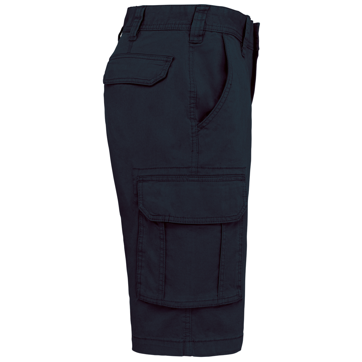 K754 - Bermuda multibolsillos hombre - Dark Navy - lateral