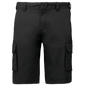 K754 - Bermuda multibolsillos hombre - Black - frontal