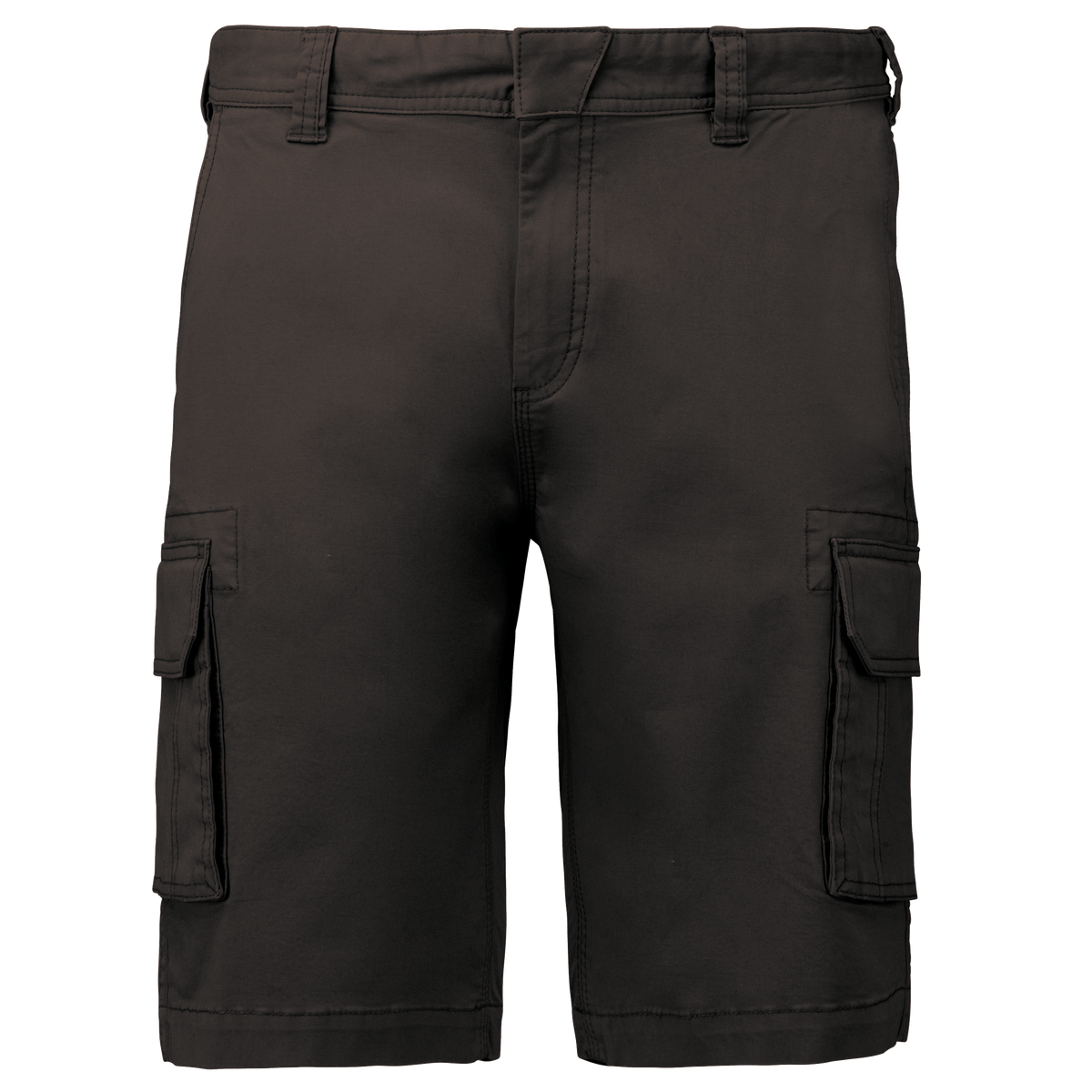 K754 - Bermuda multibolsillos hombre - Dark Grey - frontal