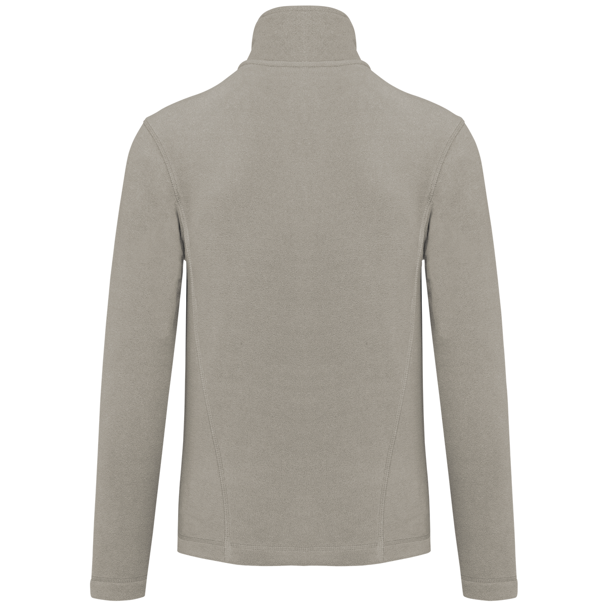K907 - Chaqueta micropolar con cremallera mujer - Beige - trasera