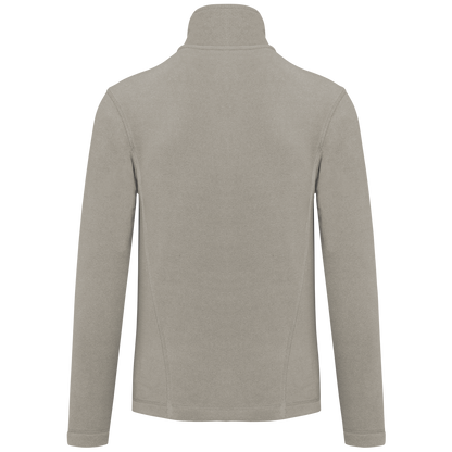 K907 - Chaqueta micropolar con cremallera mujer - Beige - trasera