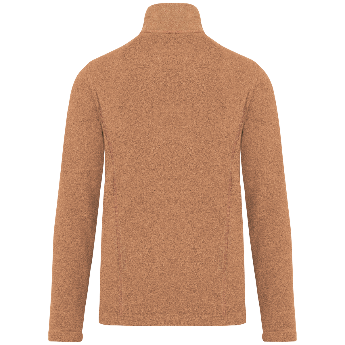 K907 - Chaqueta micropolar con cremallera mujer - Camel Heather - trasera